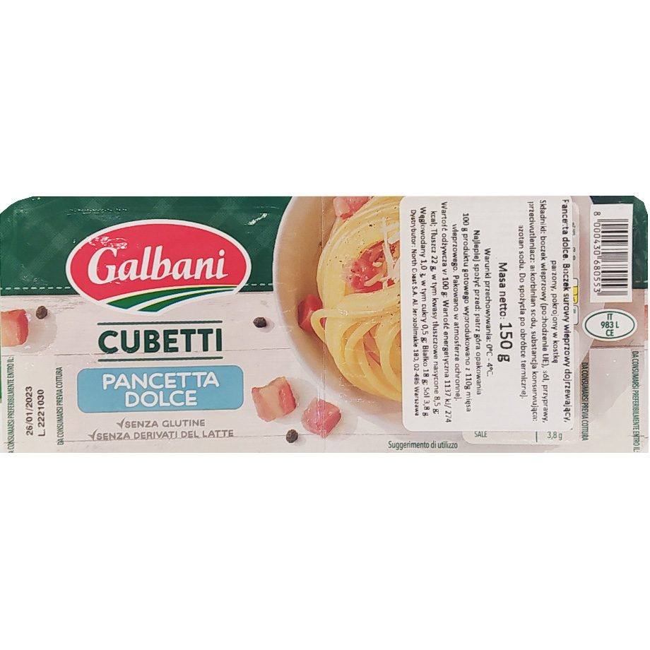 Galbani - Pancetta Dolce boczek surowy