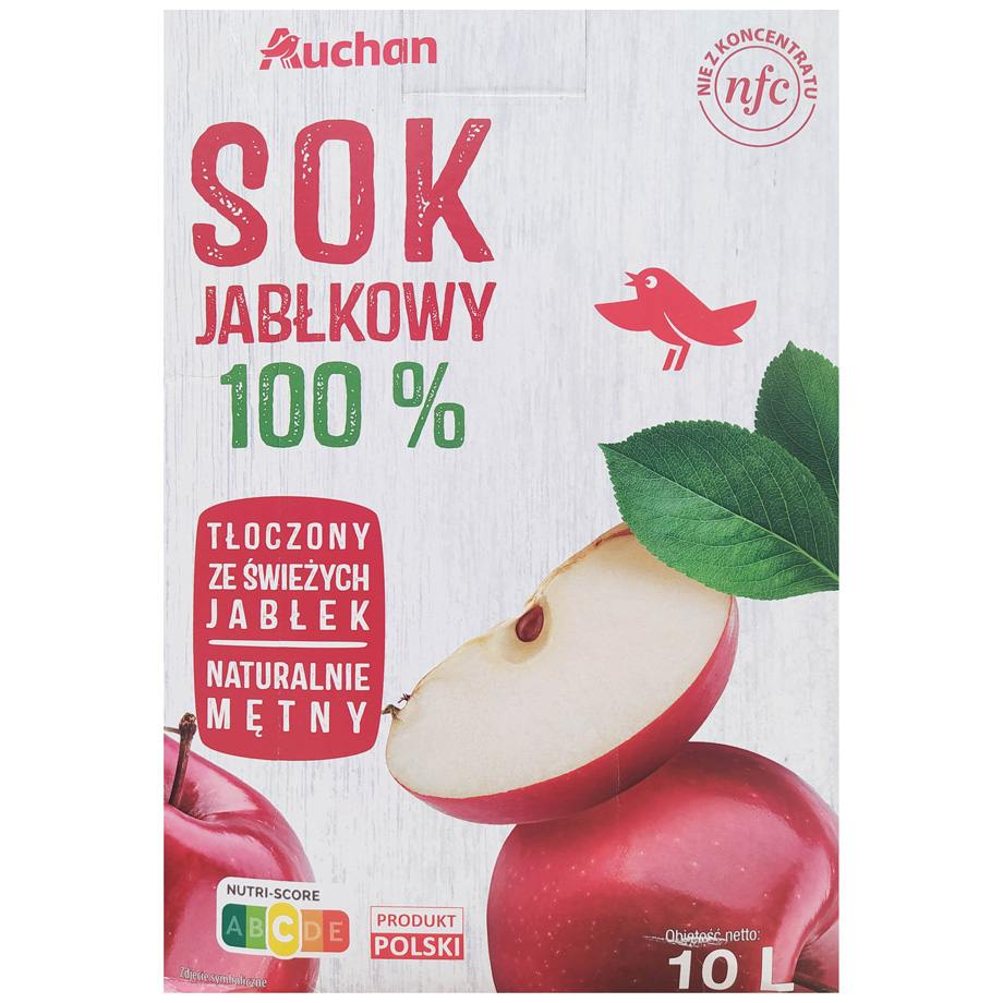 Auchan - Sok NFC jabłkowy
