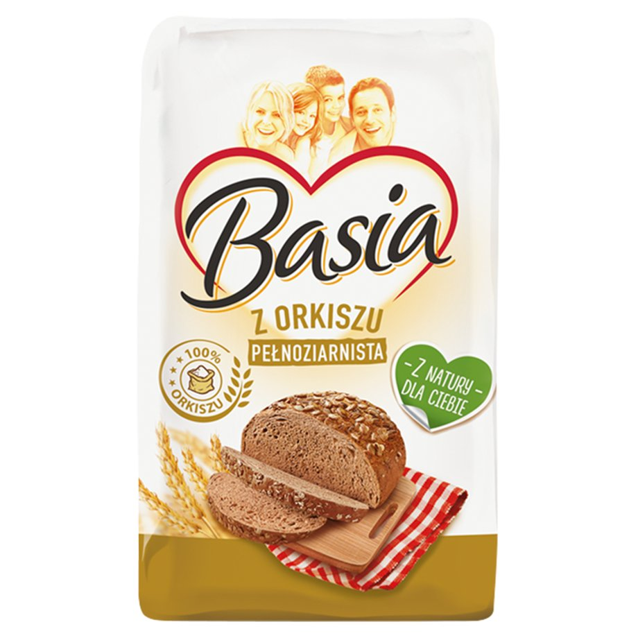 Basia - Mąka z orkiszu pełnoziarnista
