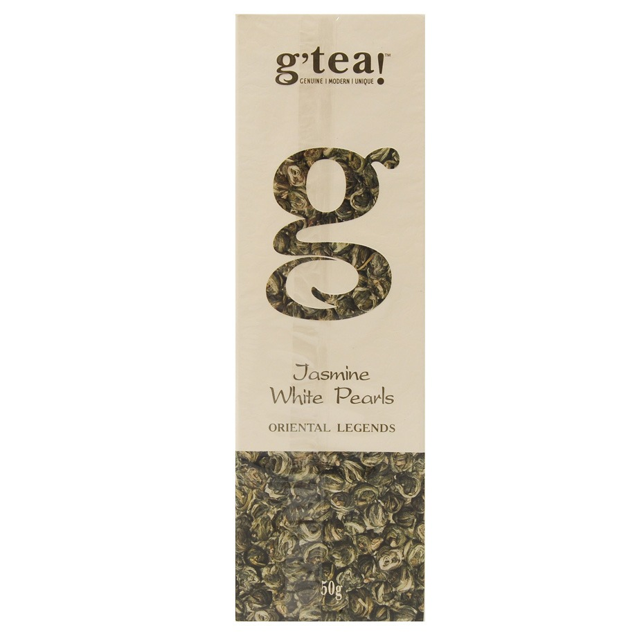 G Tea - Biała herbata liściasta z jaśminem Białe Perły