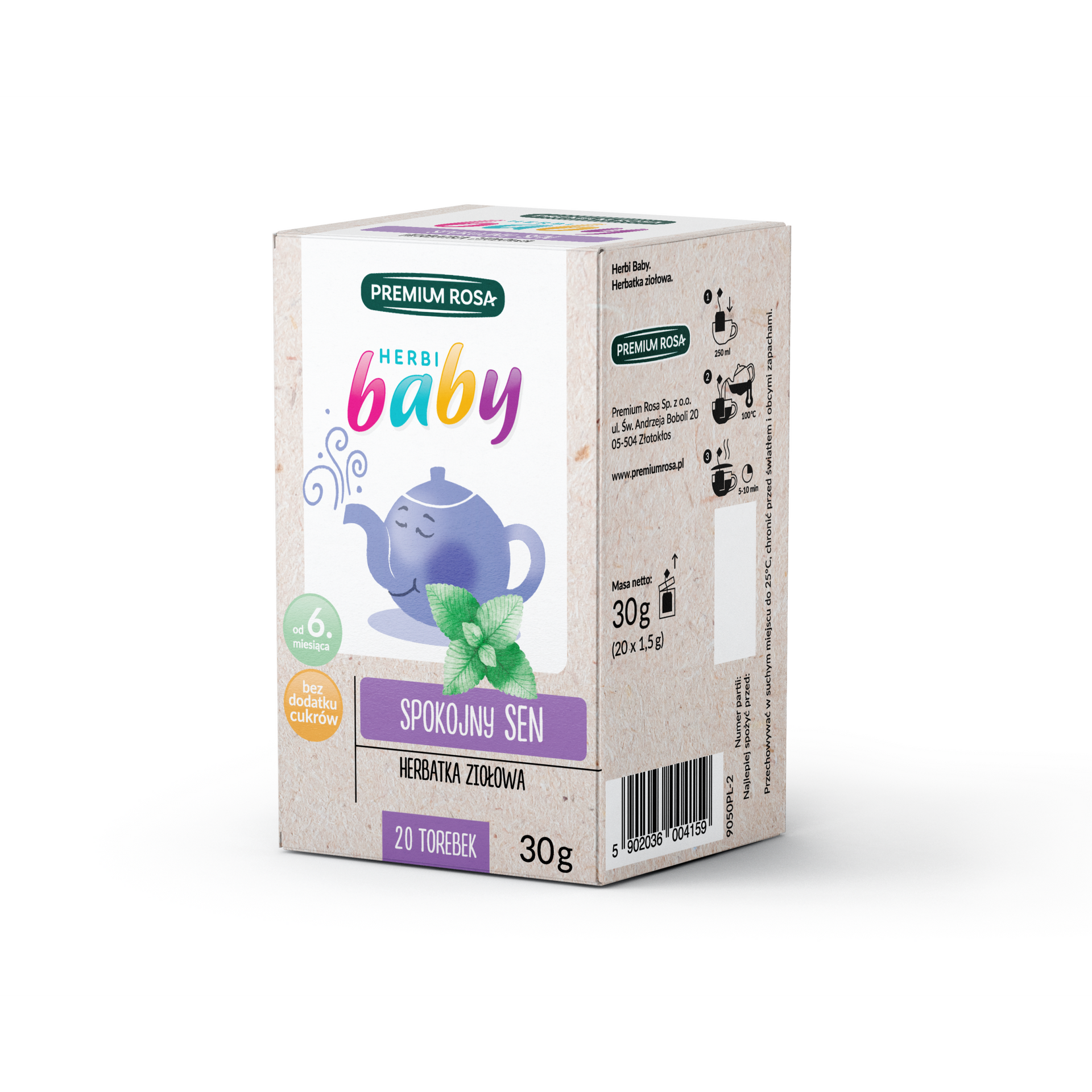 Herbi Baby - Herbatka Spokojny sen dla dzieci i niemowląt