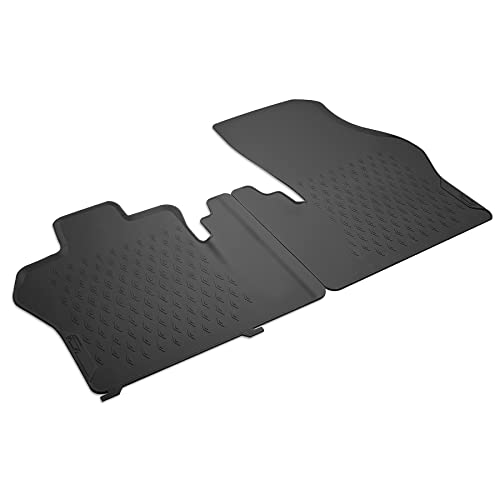 Volkswagen 1T5061502B82V dywaniki na każdą pogodę, dywaniki gumowe, 2 x dywaniki gumowe z przodu, na każdą pogodę, tylko do Cargo z podwójnym siedzeniem pasażera