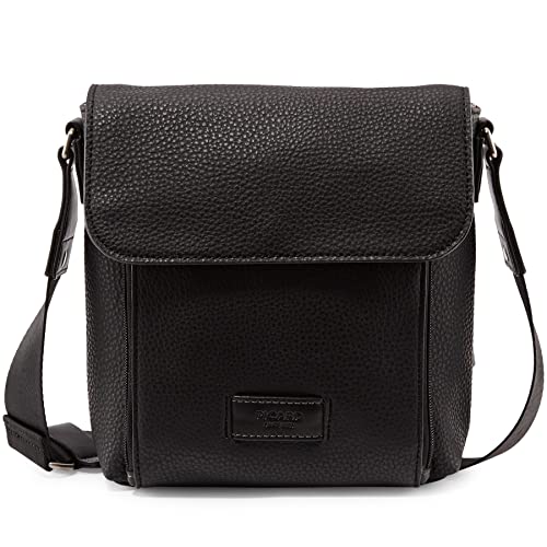 Picard Męska torba na ramię Luke z syntetyku, rozmiar uniwersalny, szerokość 10 cm, wysokość 24 cm, długość 25 cm, z zapięciem na magnes, na co dzień, czarny, Rozmiar uniwersalny, Wieszak biznesowy