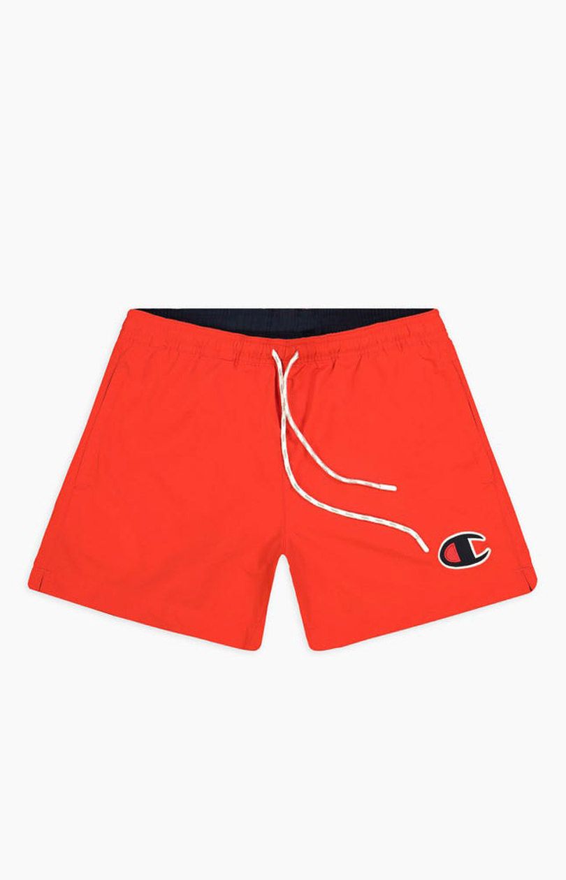Szorty męskie plażowe RS041 214429, Kolor czerwony, Rozmiar S, Champion - Primodo.com