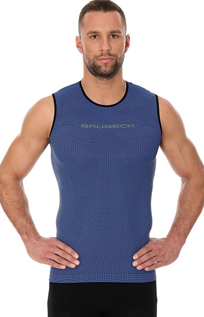 Bezrękawnik męski 3D Run PRO SL10290, Kolor ciemnoniebieski, Rozmiar M, Brubeck - Primodo.com