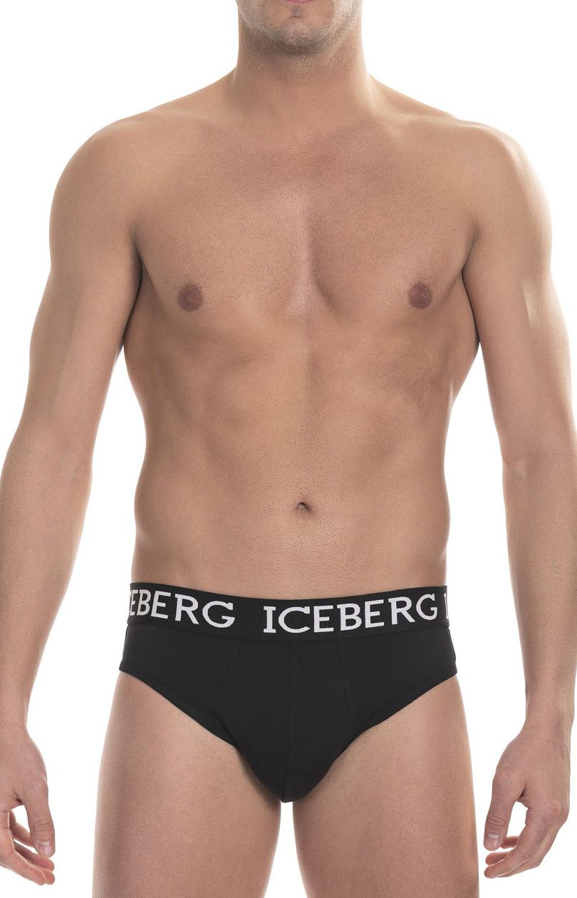 Slipy męskie ICE1USP01, Kolor czarny, Rozmiar L, ICEBERG - Intymna