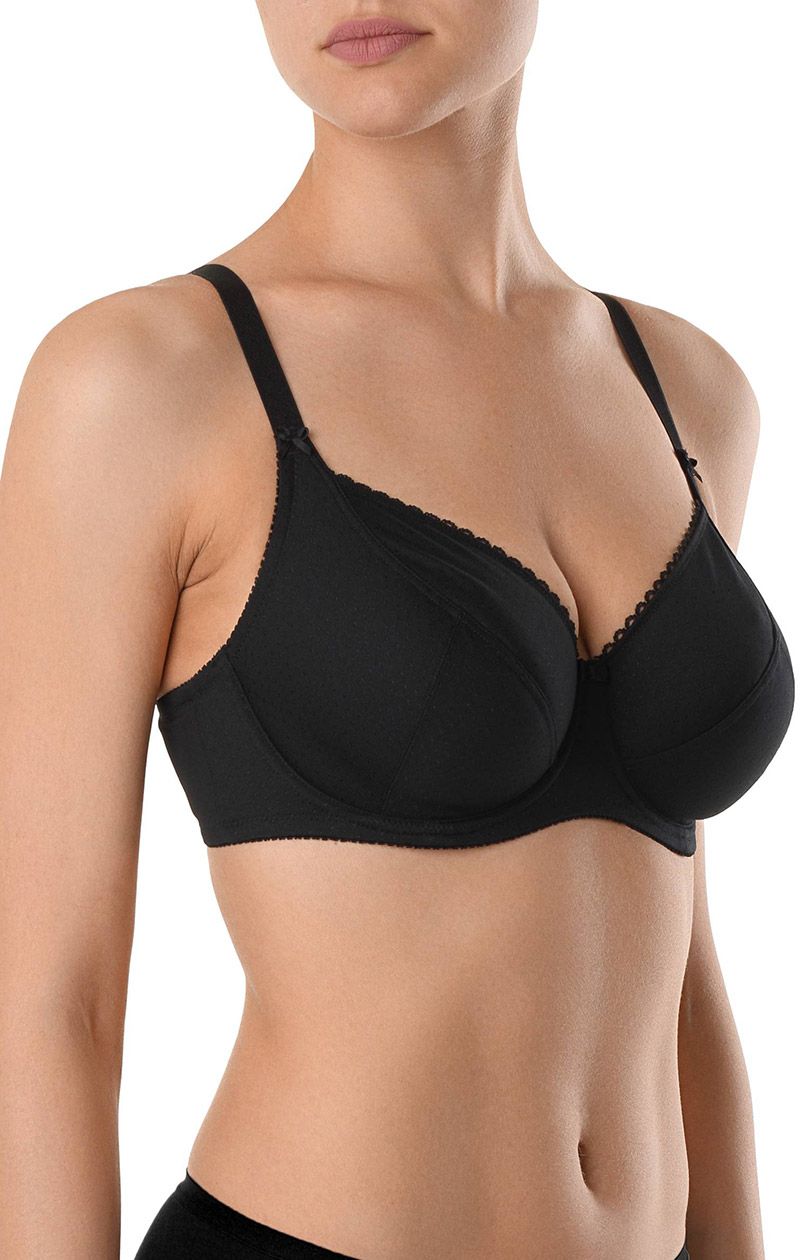 Suprema RB6022 biustonosz soft, Kolor czarny, Rozmiar 70G, Conte - Intymna