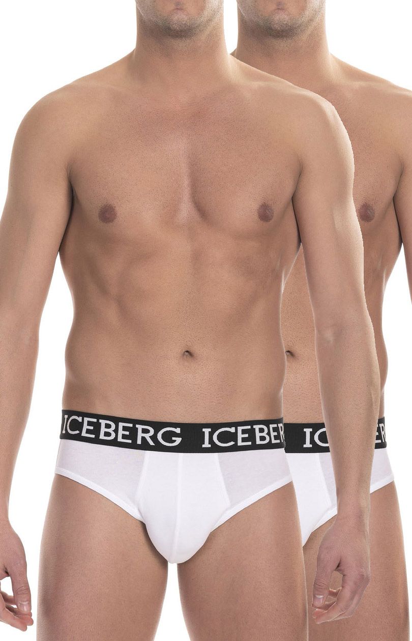 Slipy męskie ICE1USP01B-Brief 2-pack, Kolor biały, Rozmiar M, ICEBERG - Intymna