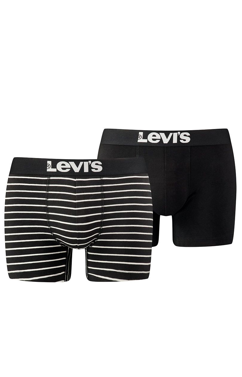Levis 2-pack bawełnianych bokserek męskich 905011001, Kolor czarny, Rozmiar S, Levis - Intymna