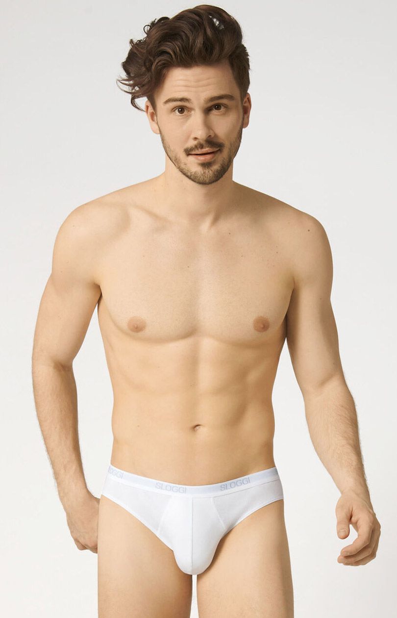 Sloggi Men Basic Mini slipy 10004711, Kolor biały, Rozmiar M, Sloggi - Intymna