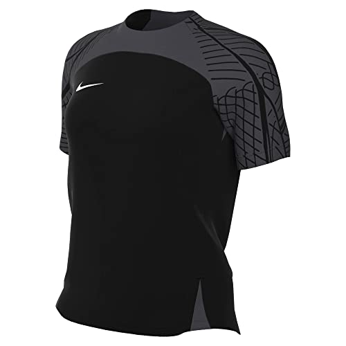 Nike Krótki rękaw Soccer Top W Nk Df Strk23 Top Ss, czarny/antracyt/biały, DR2278-010, XS