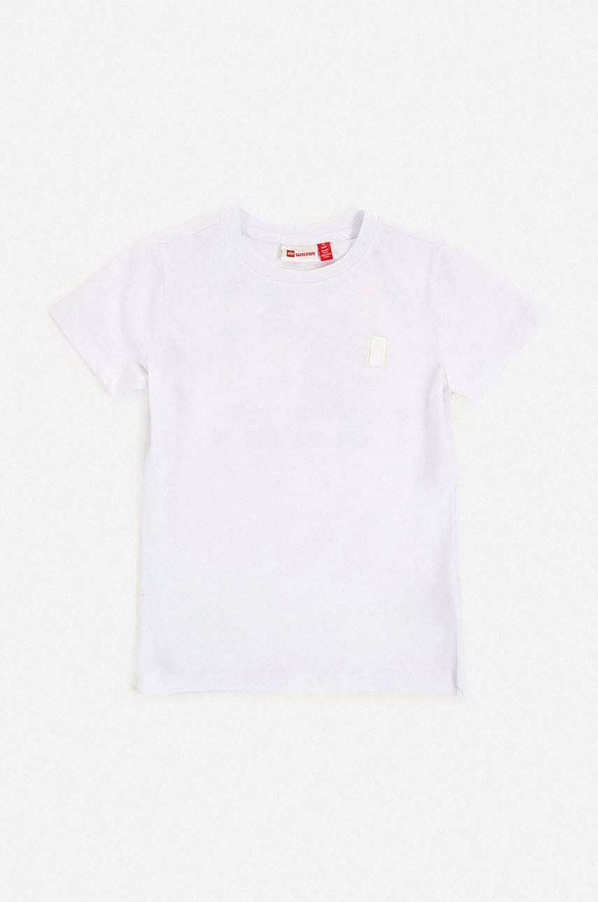 Lego t-shirt dziecięcy kolor biały z nadrukiem Koszulka Lego Wear Lwticho 305 T-shirt SS 11010445 100