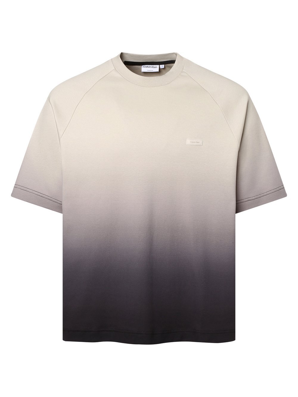 Calvin Klein - T-shirt męski, beżowy|szary|czarny