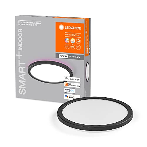 LEDVANCE SMART+ WiFi Orbis Ultra Slim Ø24cm black