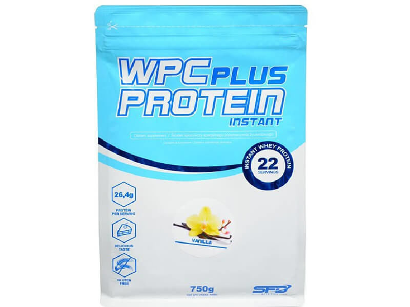 SFD Odżywka białkowa, Wpc Protein Plus Instant, 750 g, malina