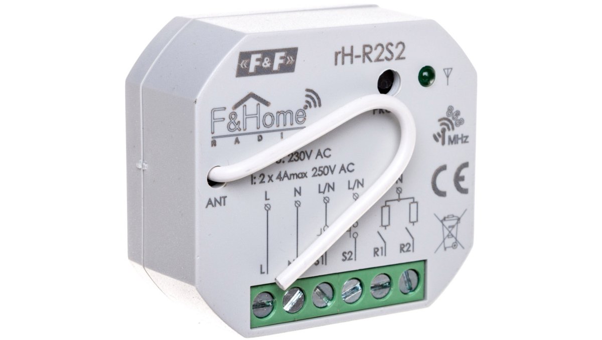 F&F Moduł radiowy podwójnego przekaźnika , rH-R2S2