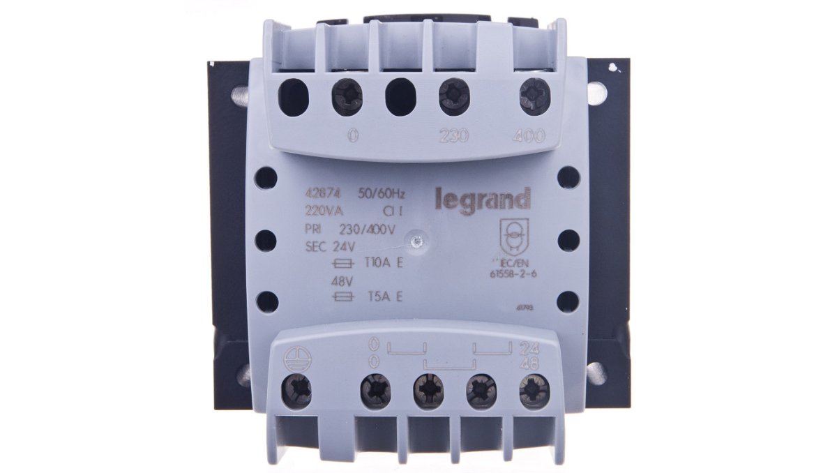 Legrand transformator 230-400/24-48 V 220 VA 042874