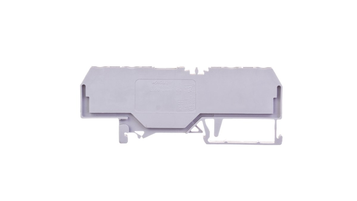 Wago Złączka szynowa 4-przewodowa 4mm2 szara 281-656 281-656