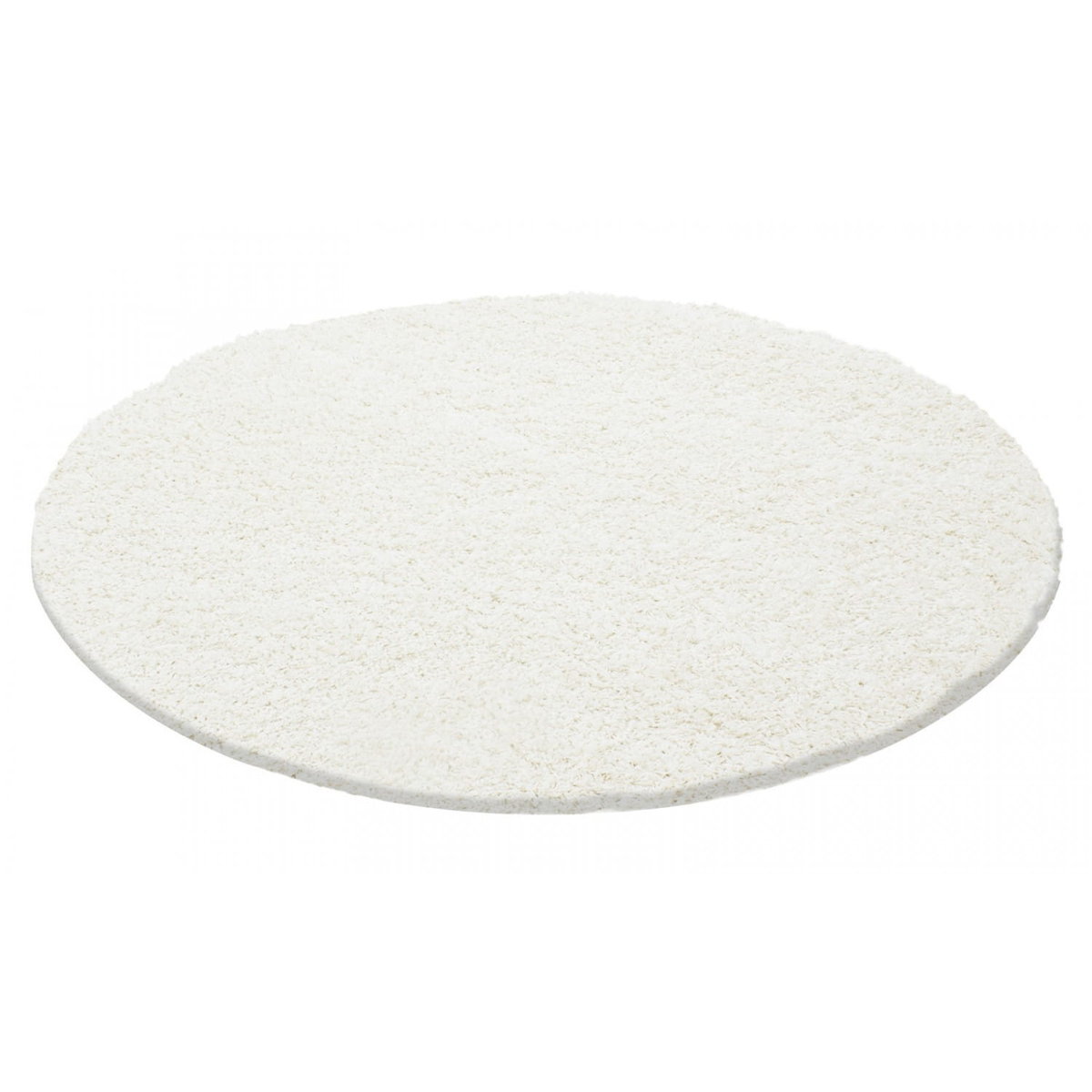 Dywan shaggy  kremowy 120 cm x 120 cm koło