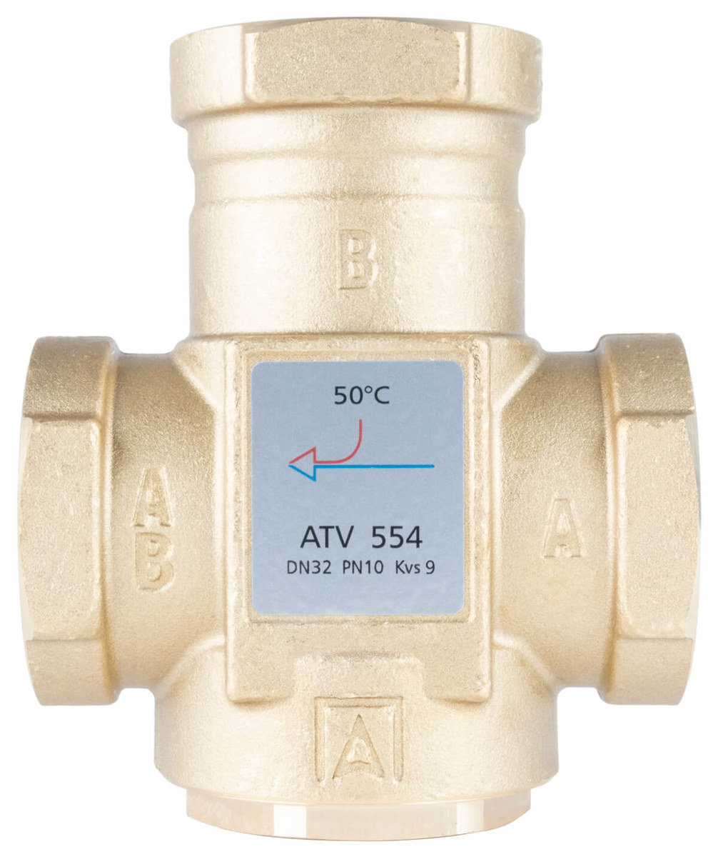 Zawór temperaturowy ATV 554, DN32, Rp1 1/4 