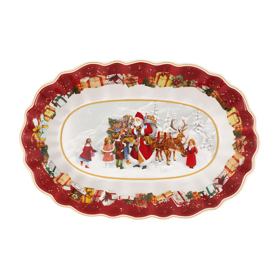 Półmisek owalny św. Mikołaj z dziećmi Toy's Fantasy Villeroy & Boch