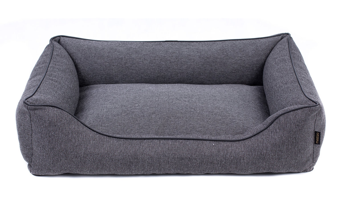 Sofa Mallorca Comfort 80x60 ciemnoszary/czarny