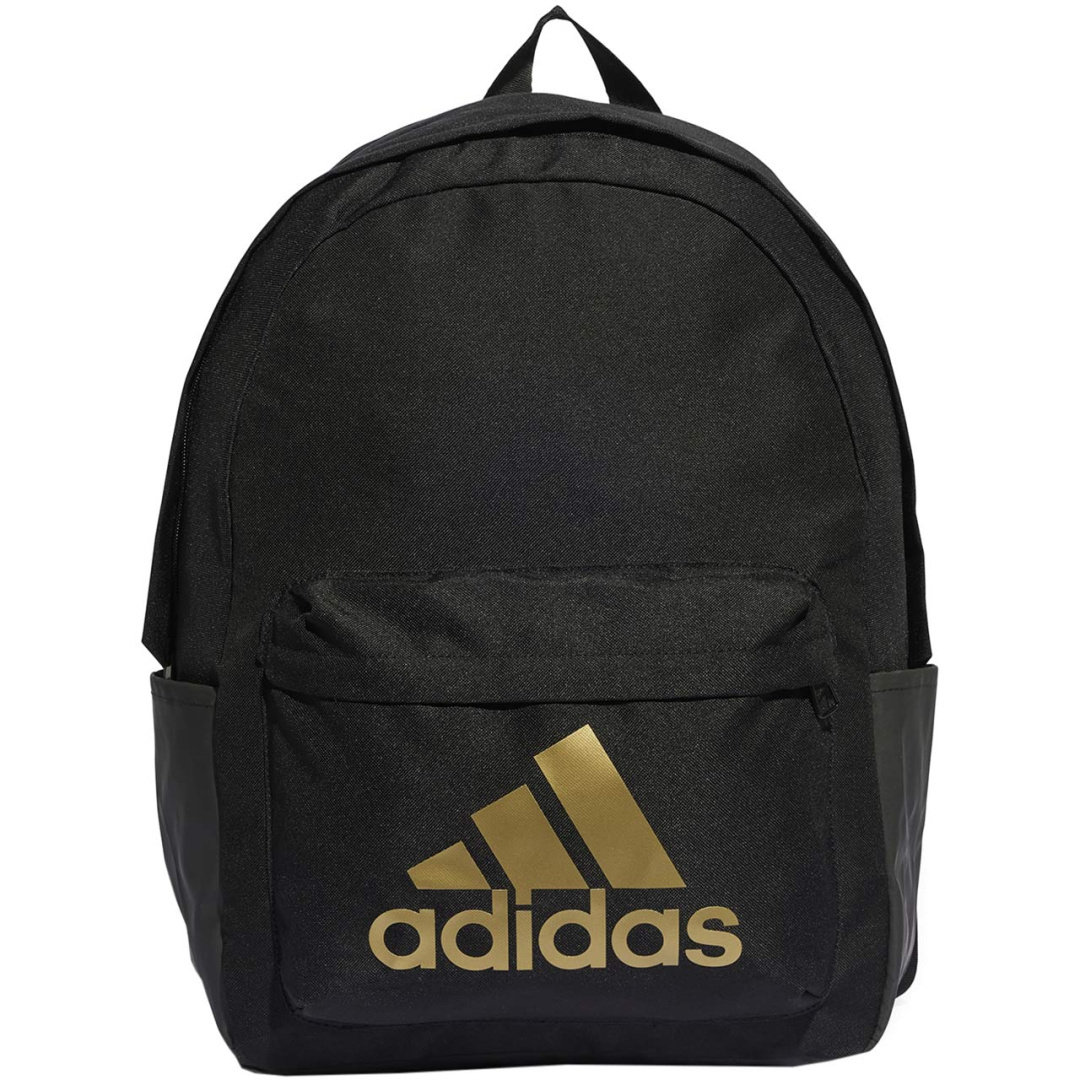 Plecak Adidas Szkolny Sportowy Miejski Czarny Złote Logo IL5812