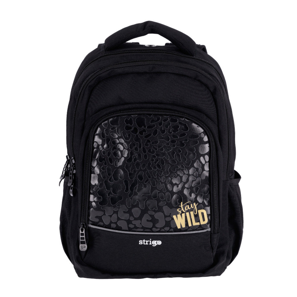 Plecak szkolny STRIGO Misty Czarny Wild
