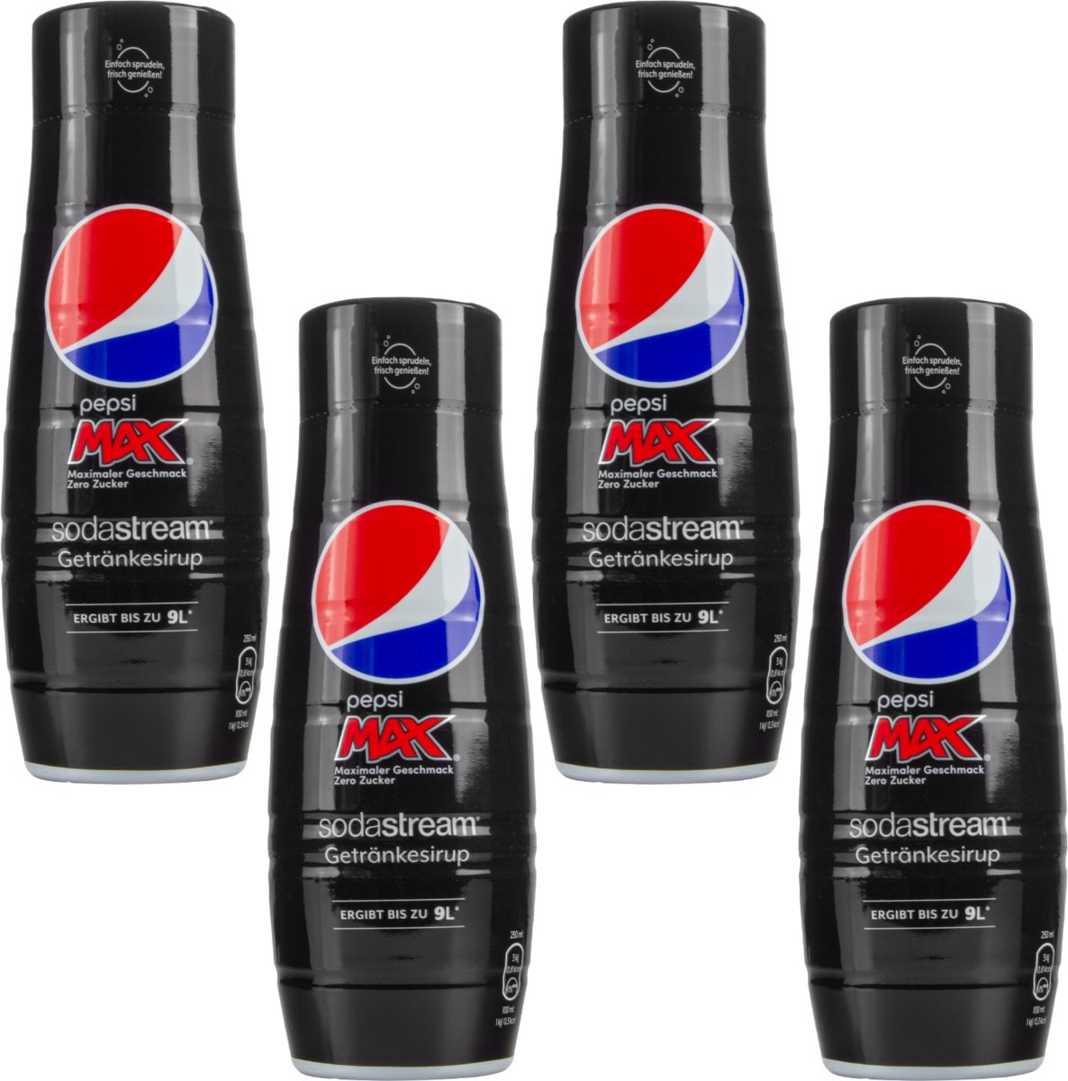 4x Syrop do SodaStream Pepsi Max Bez Cukru 440ml