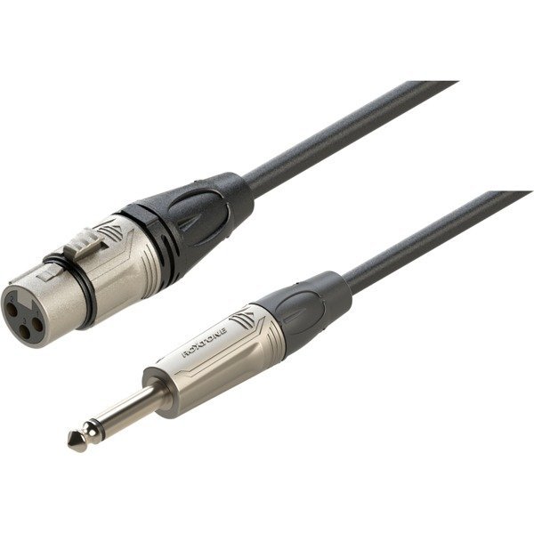 Kabel XLR Żeński - Jack 6.3mm Mono 15m