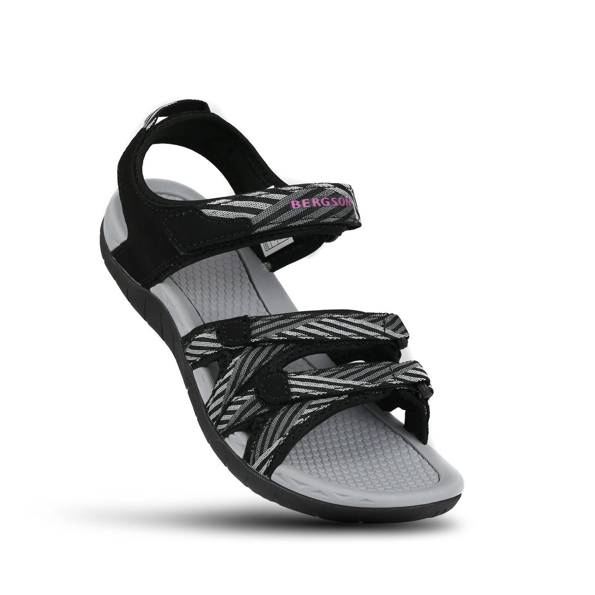 Sandały trekkingowe damskie BERGSON ATBARA Black Grey r.38