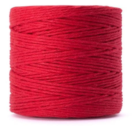 Nici wędliniarskie / przędza kolor czerwony 500g