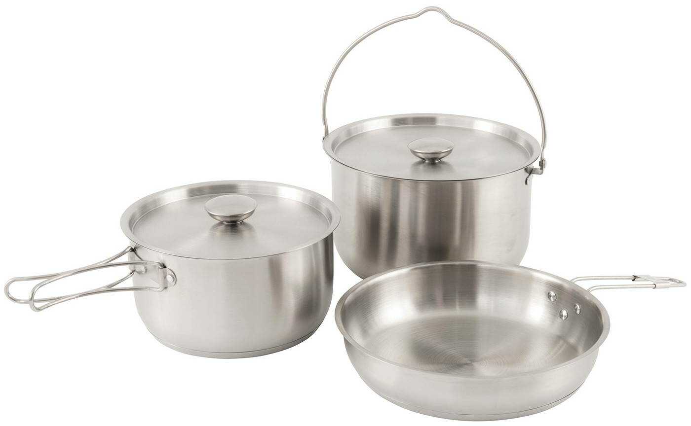 Garnki Outwell Supper Set L - silver