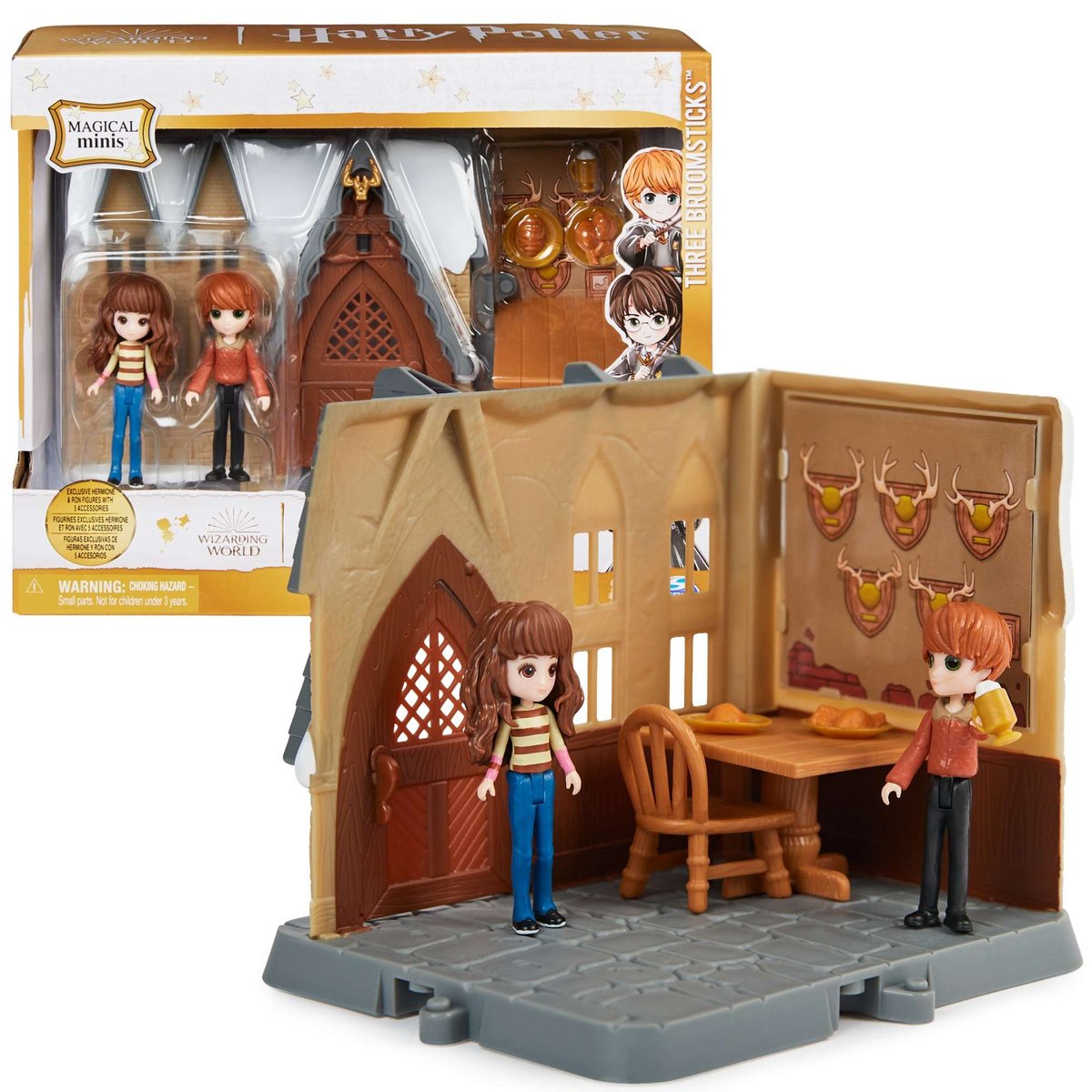 Harry Potter Magical Minis zestaw Three Broomsticks figurki, akcesoria