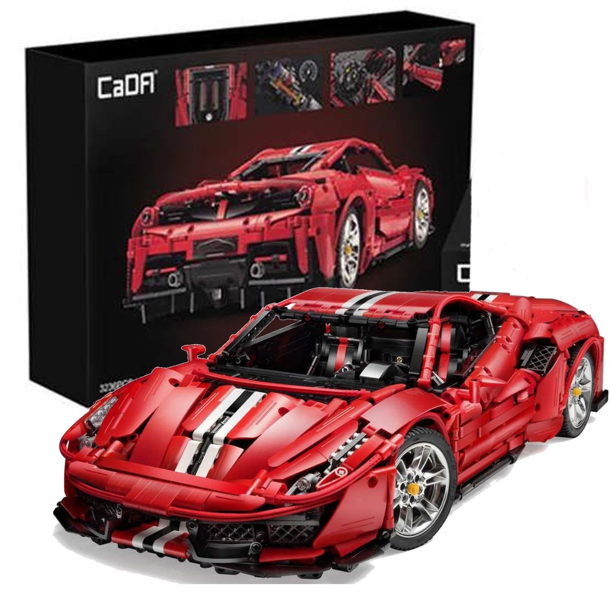 Cada C61043W Klocki 1:8 Italian Super Car 3236 elementów