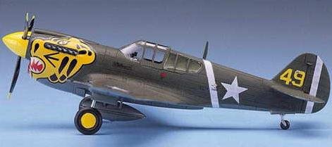 ACADEMY Curtiss P-40E Wa rhawk