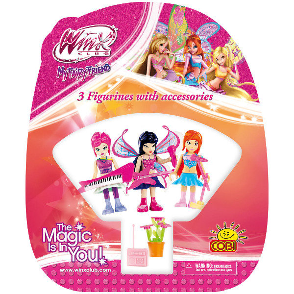 Cobi Winx 3 Figurki z Akcesoriami 25003