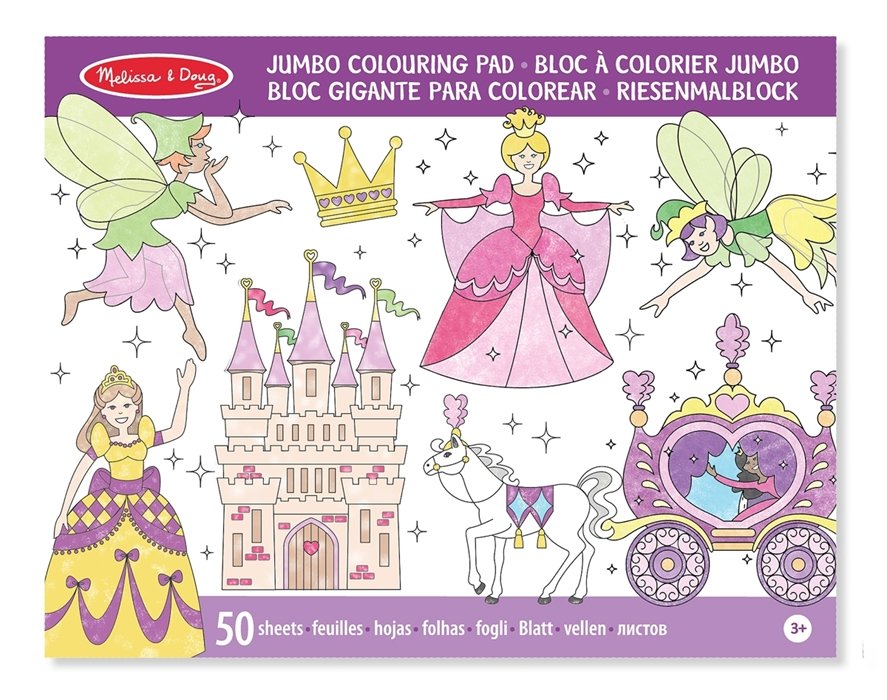Melissa&Doug Zestaw do kolorowania księżniczki