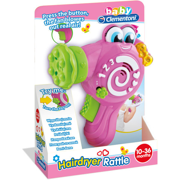 Clementoni Grzechotka suszarka do włosów 14517