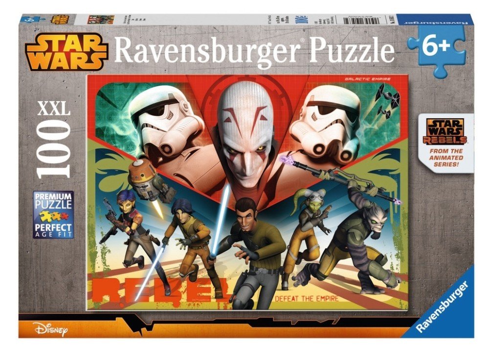 Ravensburger, puzzle, Star Wars Rebels, 100 el.