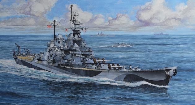 Revell Pancernik U.S.S. Missouri, WWII 05128