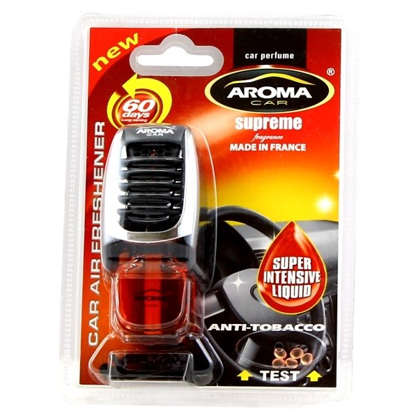 AROMA ZAPACH SAMOCHODOWY AROMA CAR SUPREME ANTI TOBACCO zakupy dla domu i biura 605