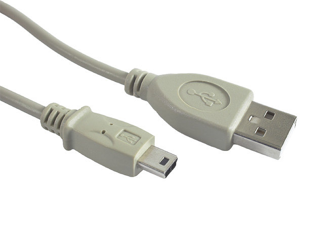 Gembird KABEL USB MINI AM-BM5P 2.0 1.8M (CANON) WHITE (AKGEM001500)
