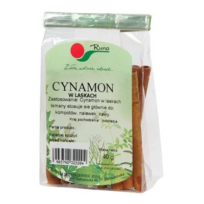 Runo, Cynamon w laskach, 40 g