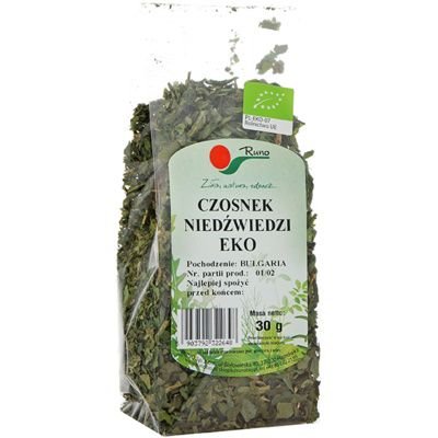 Runo, Czosnek niedźwiedzi krojony, Bio, 30 g