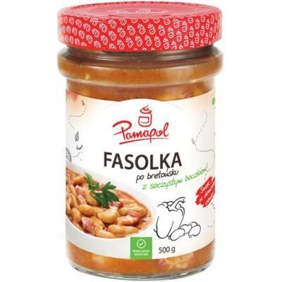 Pamapol, Fasolka po bretońsku z boczkiem, 500 g