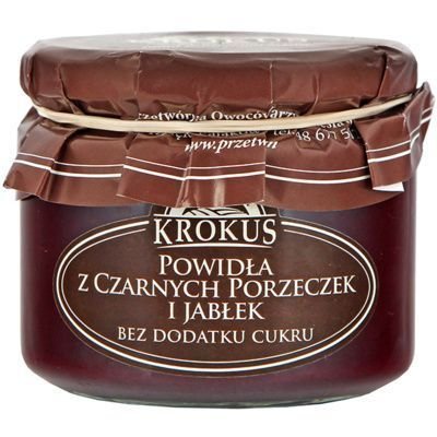 Krokus Powidła Czarna Porzeczka-Jabłko Bez Cukru 310g - Krokus smaknatury-KROPOWCZARNAP