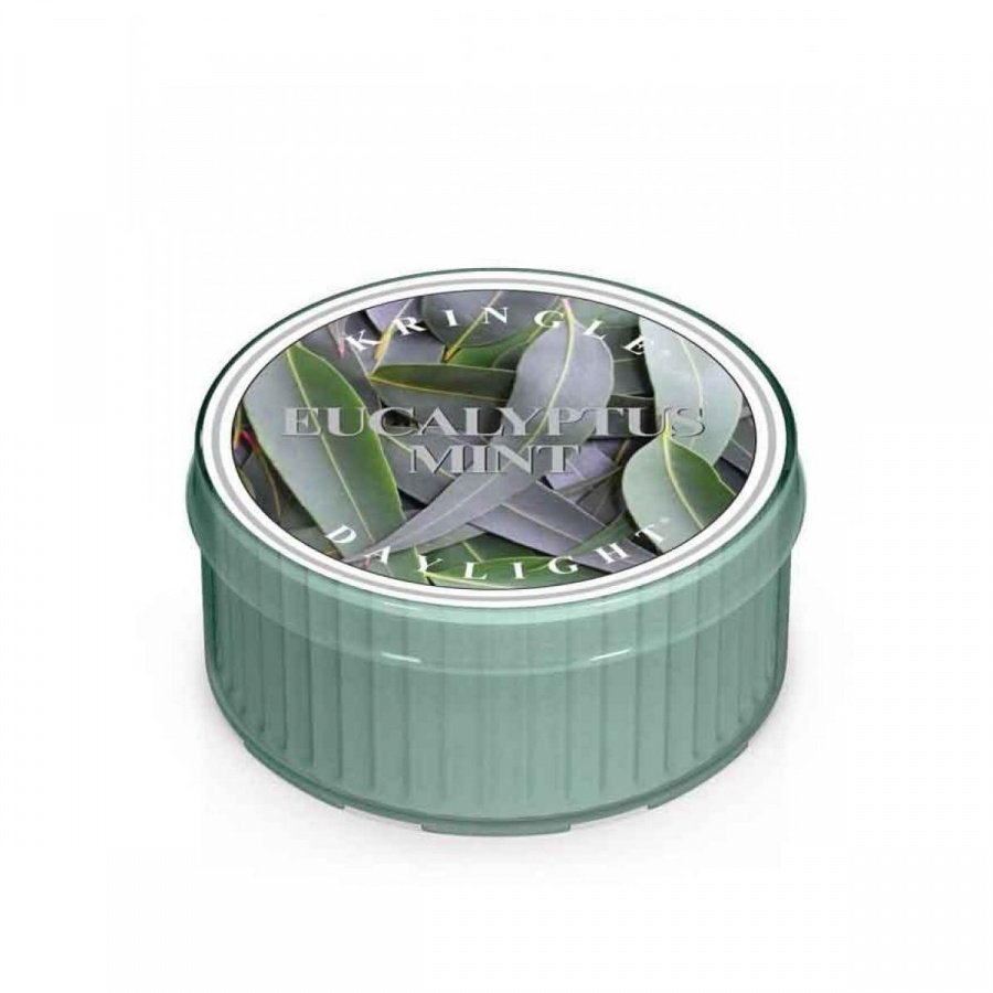 Kringle Candle Świeczka zapachowa Eucalyptus Mint Daylight Candle 35 g