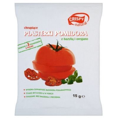 CRISPY Chrupiące plasterki pomidora z bazylią i oregano