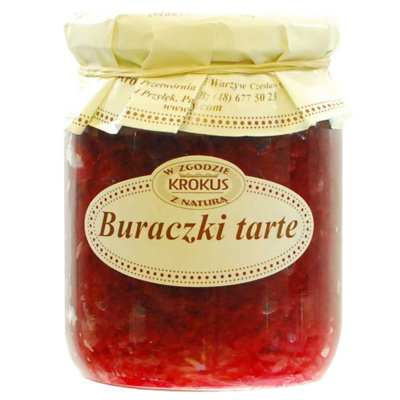 Krokus Buraczki Buraki Tarte 500g - Krokus smaknatury-KROBURACZKITA